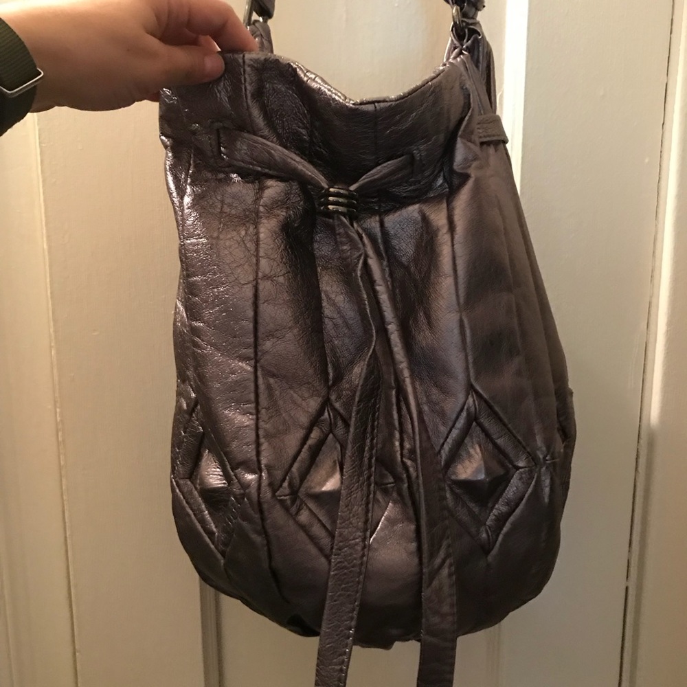 Pewter Elliot Lucca bucket bag